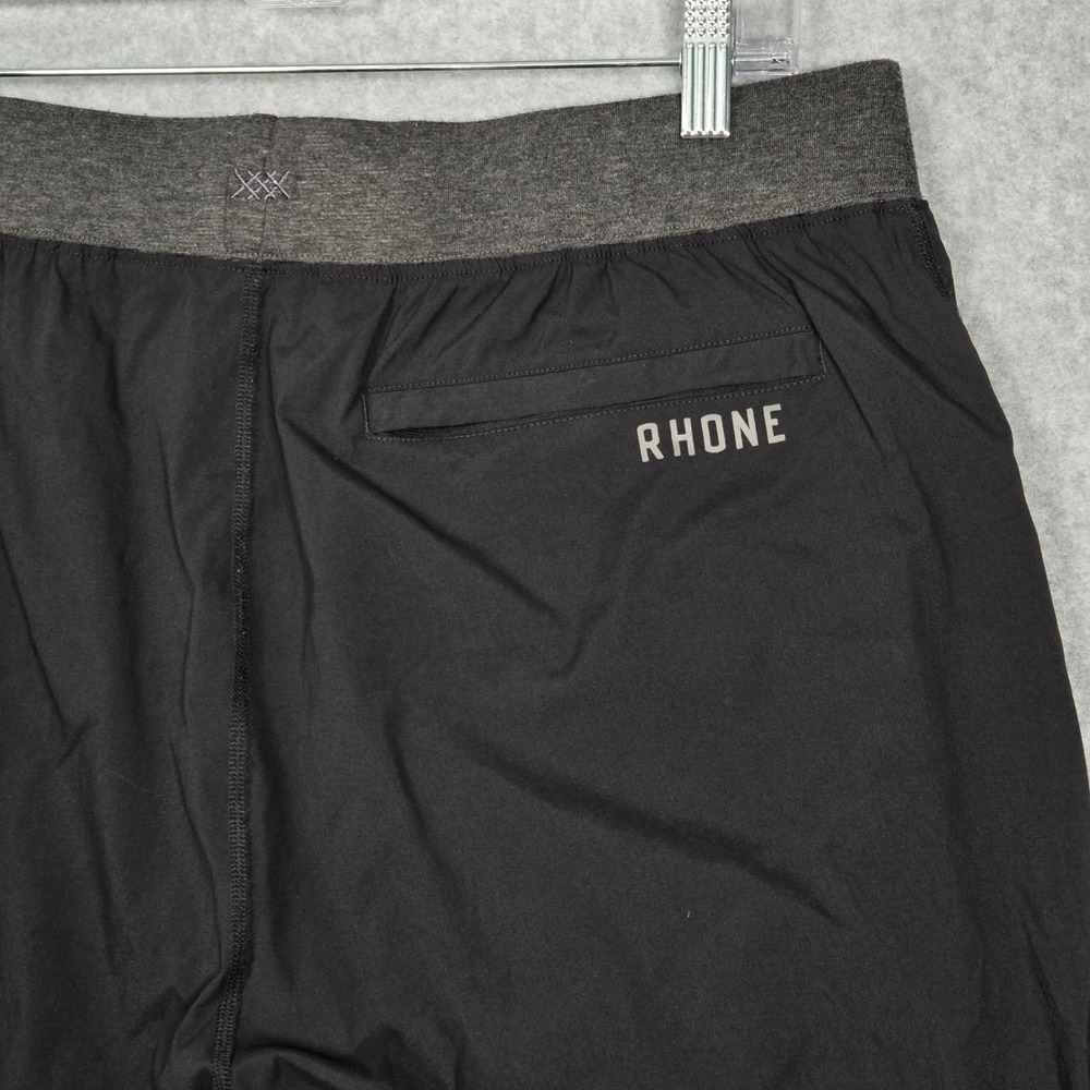 Rhone Men's Large OG Bullitt Athletic Gym Shorts Black Crossfit Performance